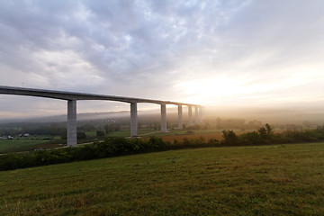 Image showing Large highway viaduct ( Hungary)