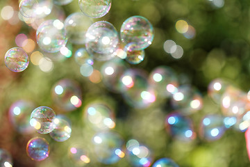 Image showing Soap bubbles