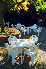 Image showing Outdoor cafe