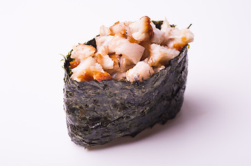 Image showing eel gunkan sushi