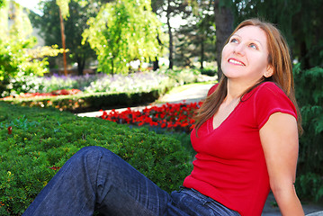 Image showing Woman relaxing