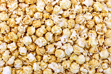 Image showing Popcorn caramel texture