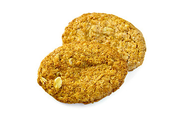 Image showing Cookies oatmeal two