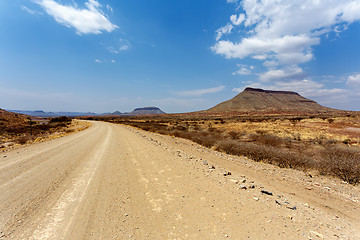 Image showing panorama of fantrastic Namibia landscape