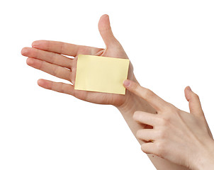 Image showing One Post it