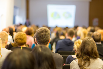 Image showing Speaker at Business Conference and Presentation.