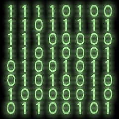 Image showing binary code