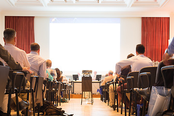 Image showing Speaker at Business Conference and Presentation.