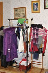 Image showing Disorder in the house, the scattered things.
