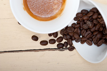 Image showing espresso cofee and beans