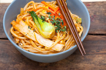 Image showing hand pulled ramen noodles