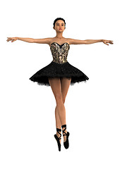 Image showing Asian Female Ballet Dancer
