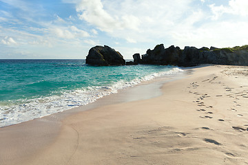 Image showing Bermuda Warwick Long Bay Beach