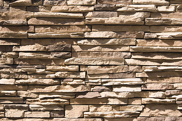 Image showing Artificial Stone Wall