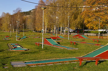 Image showing Mini golf