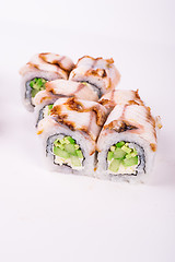 Image showing eel sushi roll