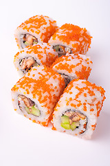 Image showing eel sushi roll