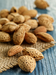 Image showing roasted almond nuts