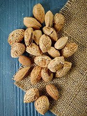 Image showing roasted almond nuts
