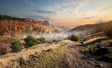 Image showing Canyon in the autumn