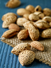 Image showing roasted almond nuts