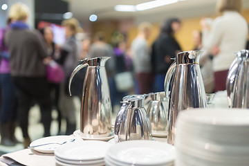 Image showing Coffee break at business meeting