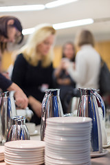 Image showing Coffee break at business meeting