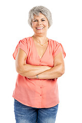 Image showing Happy old woman