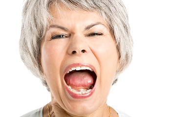 Image showing Yelling Expression