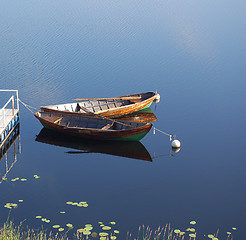 Image showing Row-boats