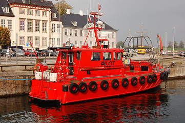 Image showing Pilot-boat and coastguard