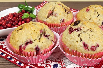 Image showing Homemade muffins