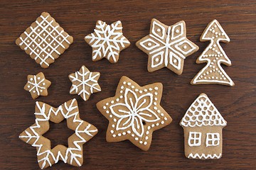 Image showing Gingerbread cookies