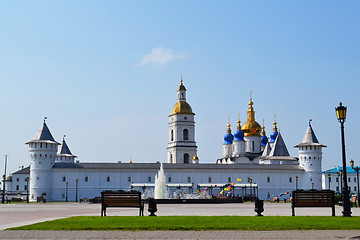 Image showing The Tobolsk Kremlin in a summer sunny day, Russia.