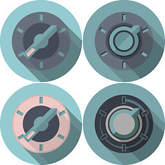 Image showing Flat icons vector collection for switcher