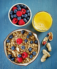 Image showing bowl of muesli