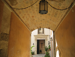 Image showing Gateway to church, Chania, Crete