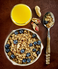 Image showing bowl of muesli