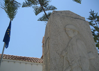 Image showing War memorial monument, Crete