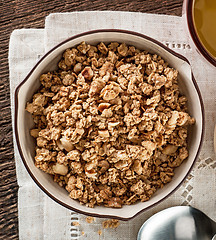 Image showing bowl of muesli