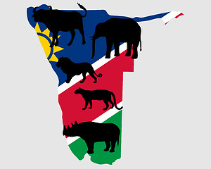 Image showing Big Five Namibia 