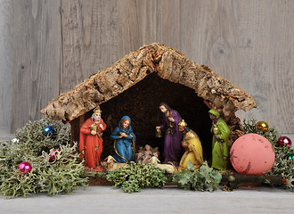 Image showing Christmas crib