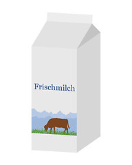 Image showing Bio milk carton