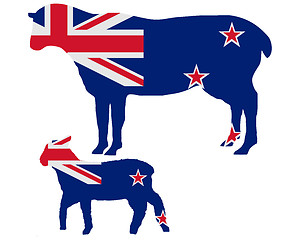 Image showing New Zealands sheeps