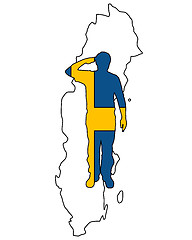 Image showing Swedish Salute