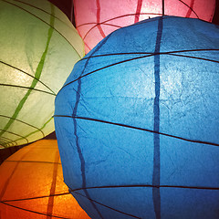 Image showing Colorful paper lanterns