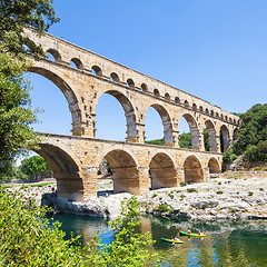 Image showing Pont du Gard - France