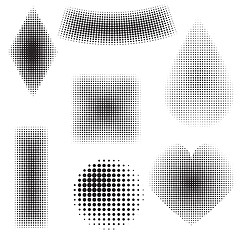 Image showing halftone objects