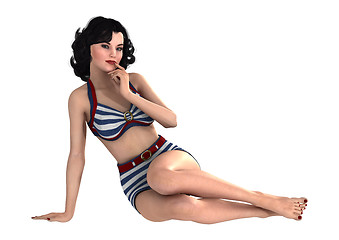 Image showing Pinup Girl