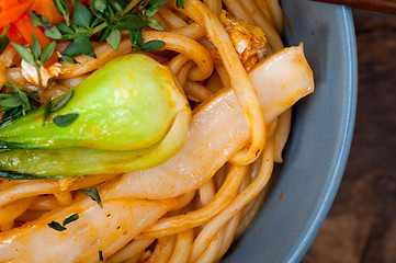 Image showing hand pulled ramen noodles